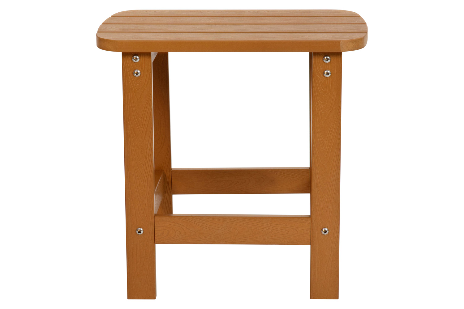 BLNK - Charlestown Commercial All-Weather Indoor-Outdoor Poly Resin Wood Adirondack Side Table