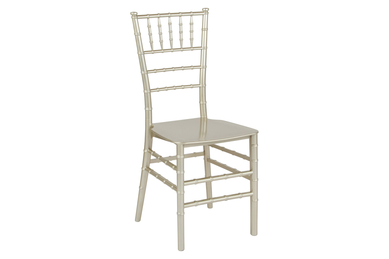 BLNK HERCULES Series Resin Stacking Chiavari Chair - Champagne