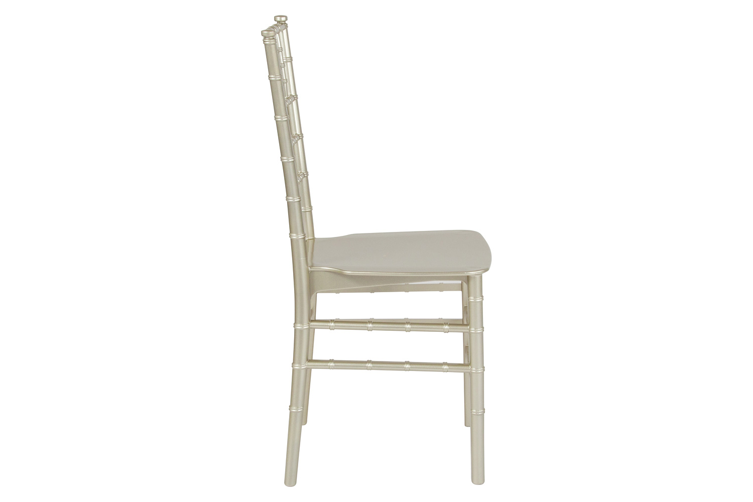 BLNK HERCULES Series Resin Stacking Chiavari Chair - Champagne
