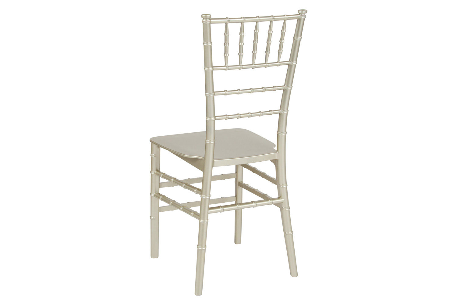 BLNK HERCULES Series Resin Stacking Chiavari Chair - Champagne