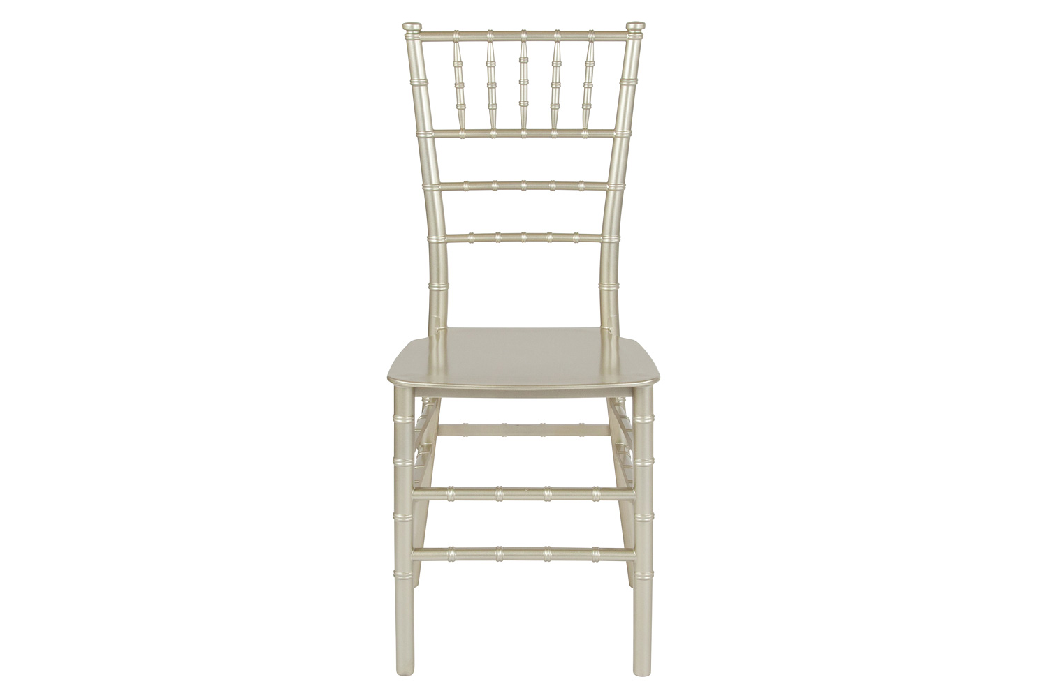 BLNK HERCULES Series Resin Stacking Chiavari Chair - Champagne