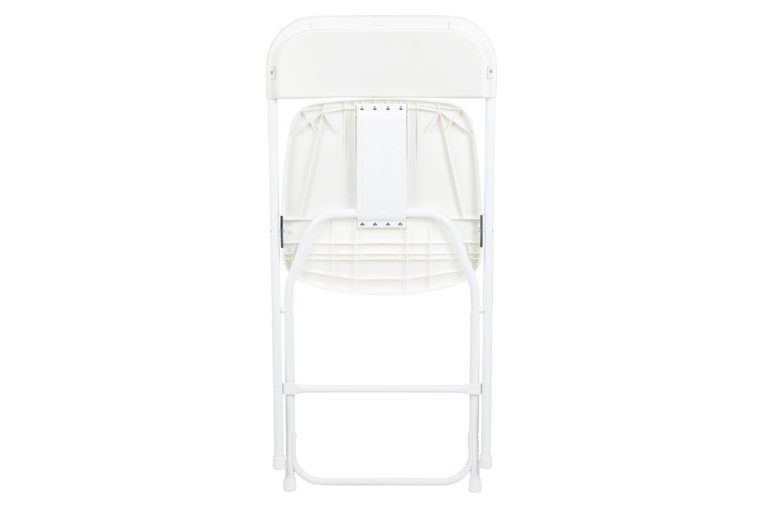 BLNK HERCULES Series Plastic Lightweight Folding Chair - White