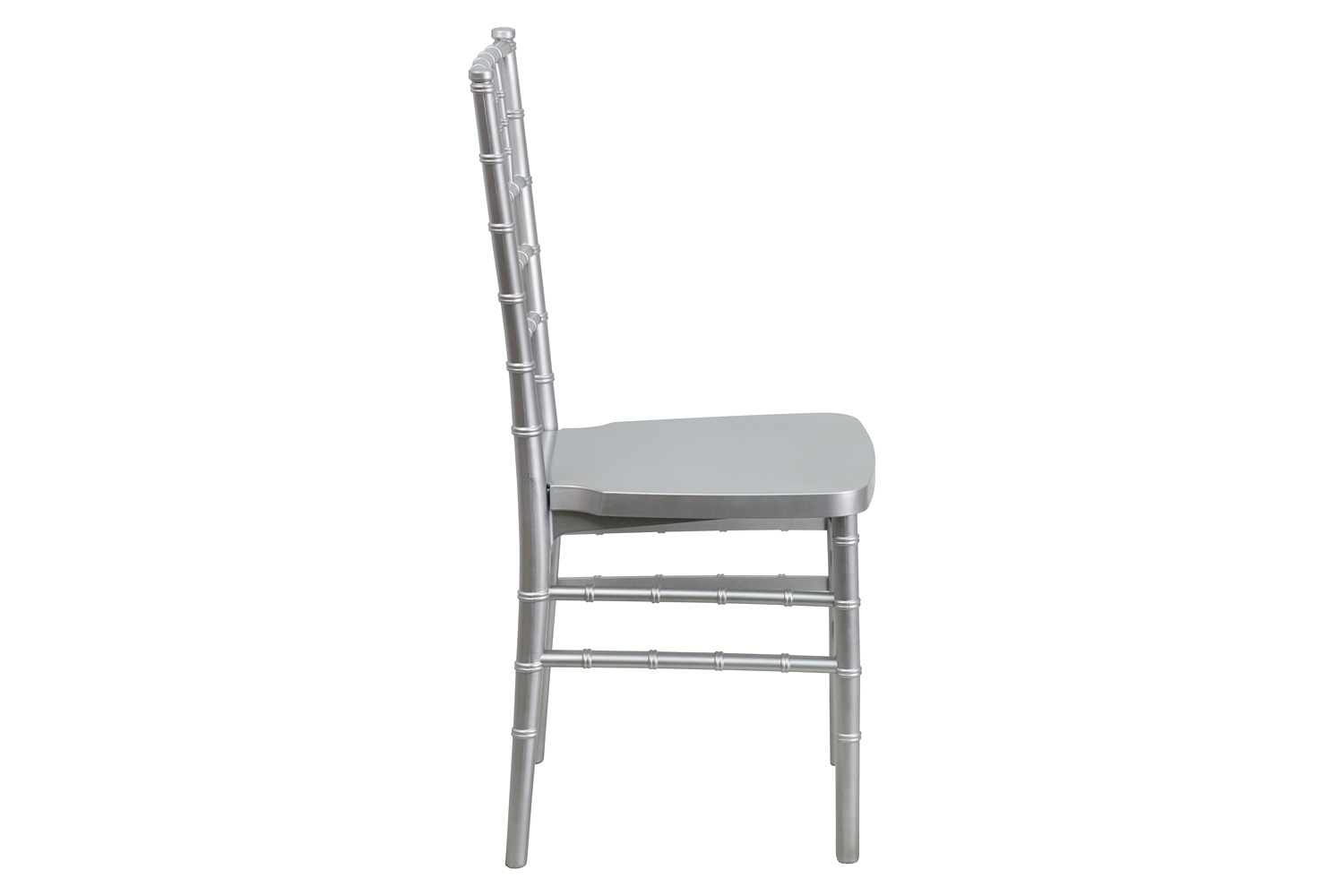 BLNK HERCULES PREMIUM Series Resin Stacking Chiavari Chair - Silver