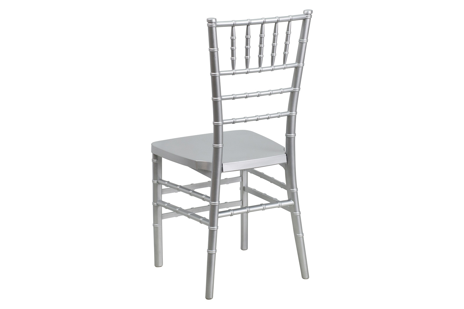 BLNK HERCULES PREMIUM Series Resin Stacking Chiavari Chair - Silver