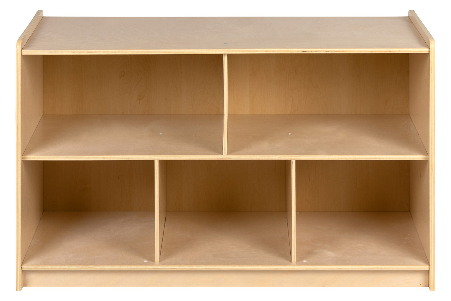 BLNK Hercules Wooden 5 Section School Classroom Storage Cabinet - 24"H x 36"L
