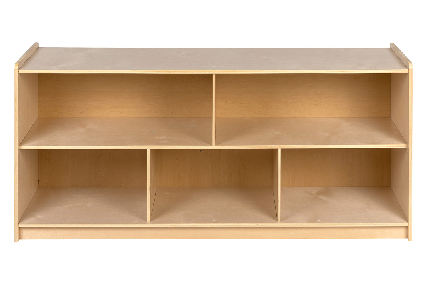BLNK Hercules Wooden 5 Section School Classroom Storage Cabinet - 24"H x 48"L
