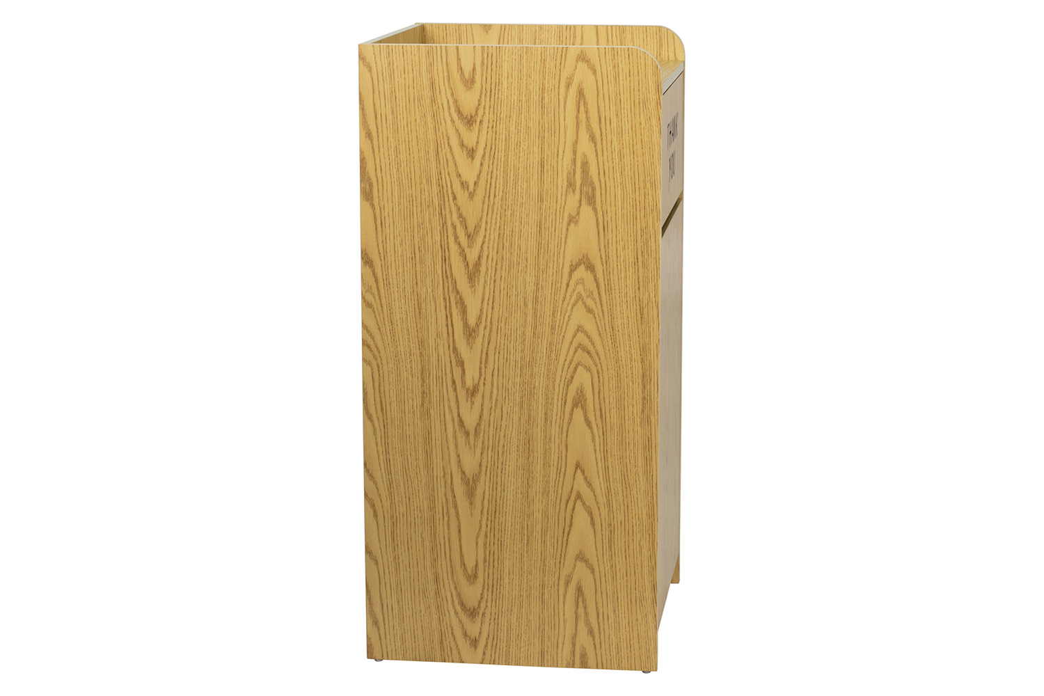BLNK Sony Laminate Tray Top Receptacle - Oak