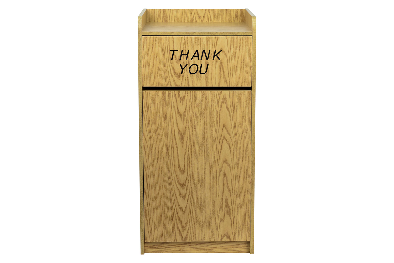 BLNK Sony Laminate Tray Top Receptacle - Oak