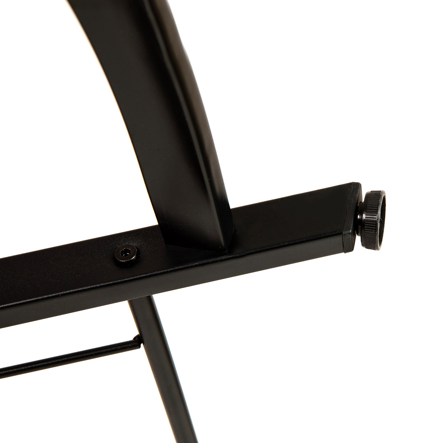 BLNK Ginny L-Shaped Computer Desk with Monitor Stand - Black/Black