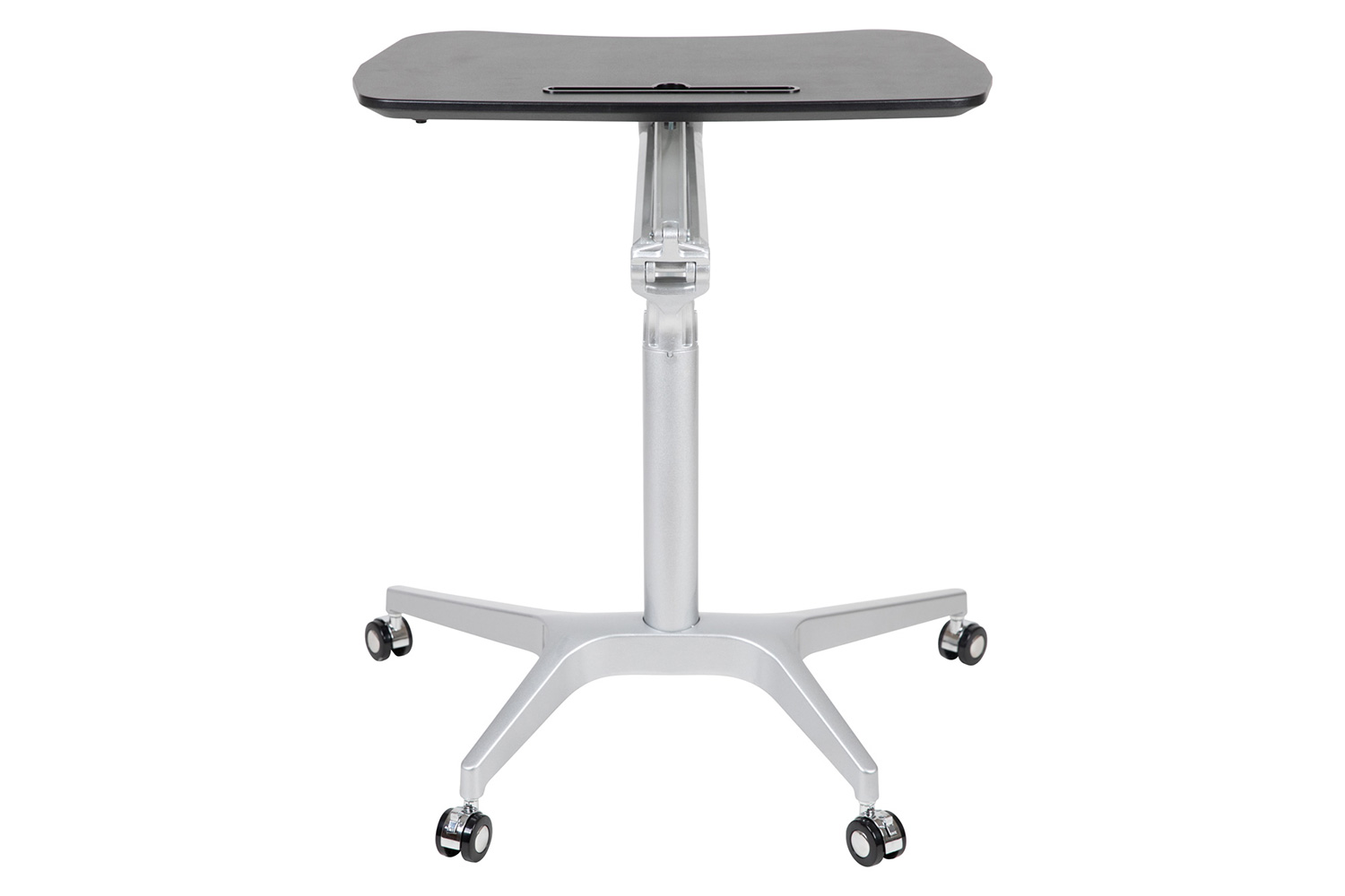 BLNK Gia Mobile Stand-Up Computer Ergonomic Desk - Black