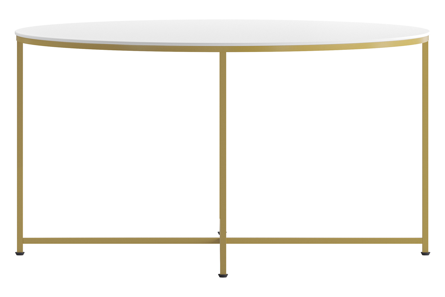 BLNK - Hampstead Collection Modern White Finish Accent Coffee Table