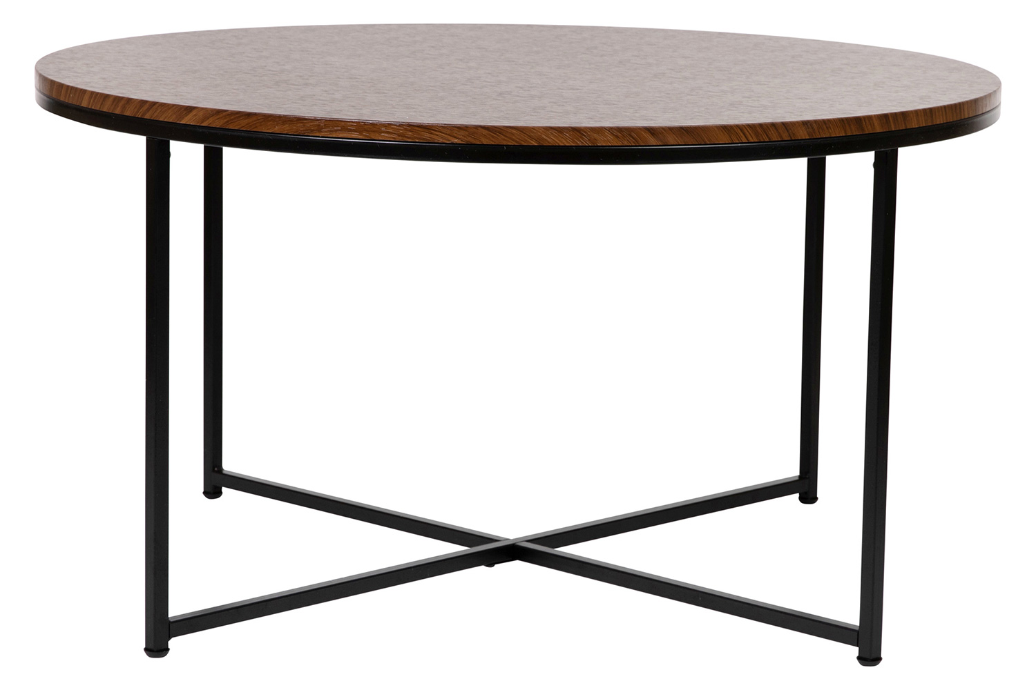 BLNK - Hampstead Collection Modern Walnut Finish Accent Coffee Table