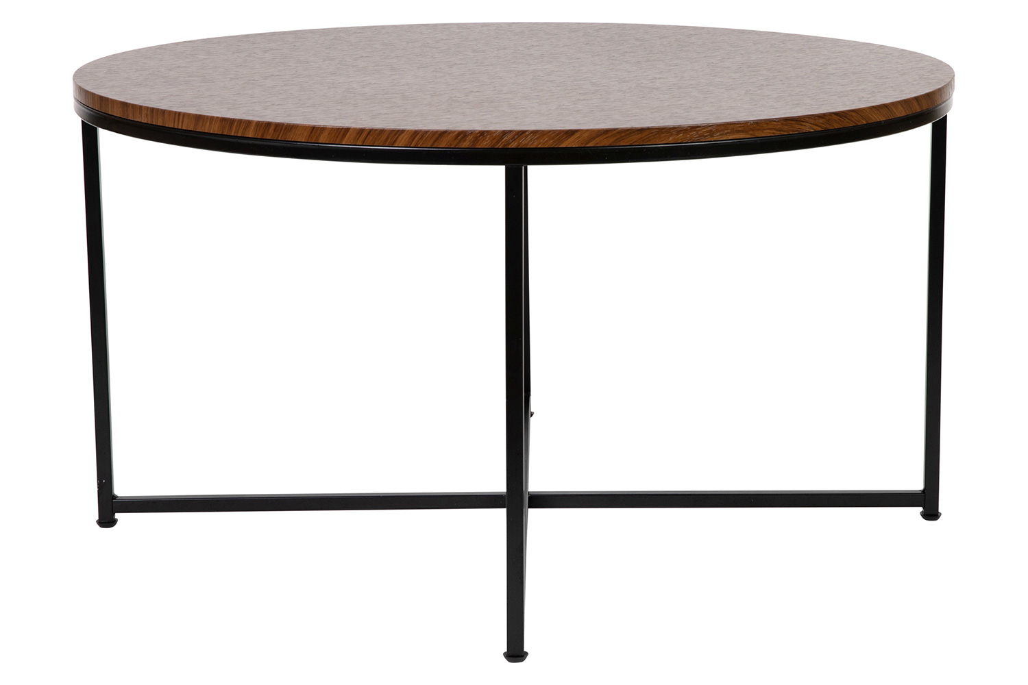 BLNK - Hampstead Collection Modern Walnut Finish Accent Coffee Table