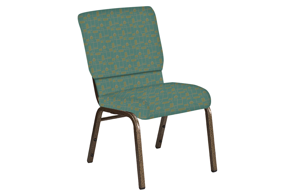 BLNK - Church Chair in Circuit with Gold Vein Frame