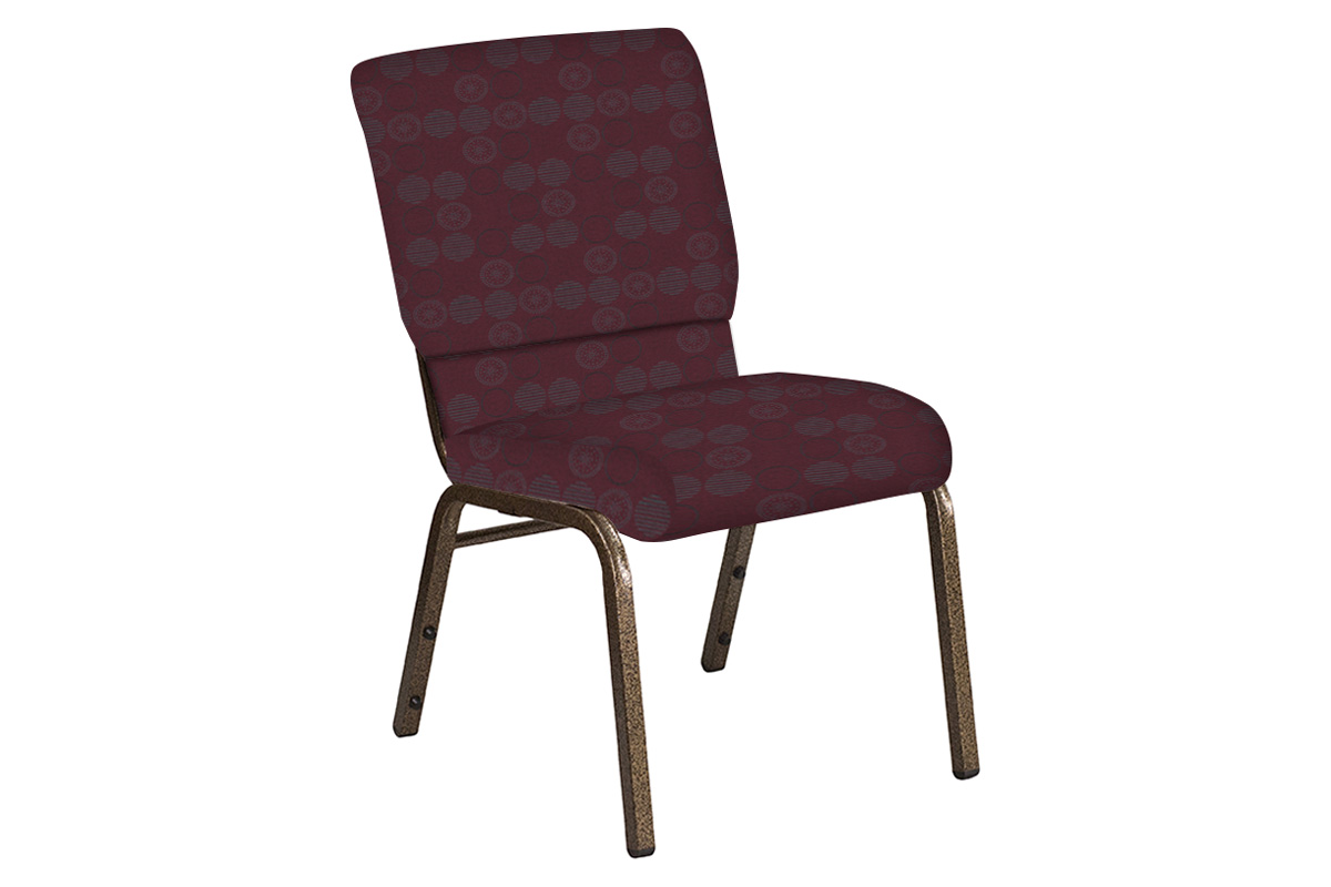 BLNK - Church Chair in Galaxy with Gold Vein Frame