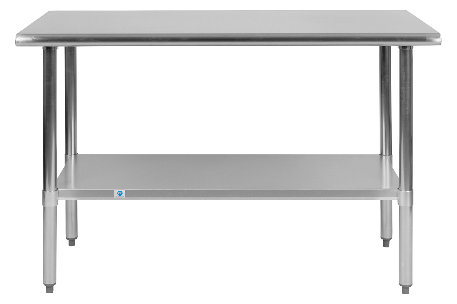 BLNK Rawcliffe Stainless Steel Prep and Work Table with Undershelf