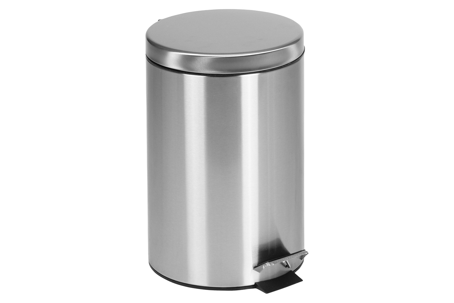 BLNK Round Stainless Steel Fingerprint Resistant Soft Close Step Trash Can -3.2 Gallons (12L) - 3.2 Gall