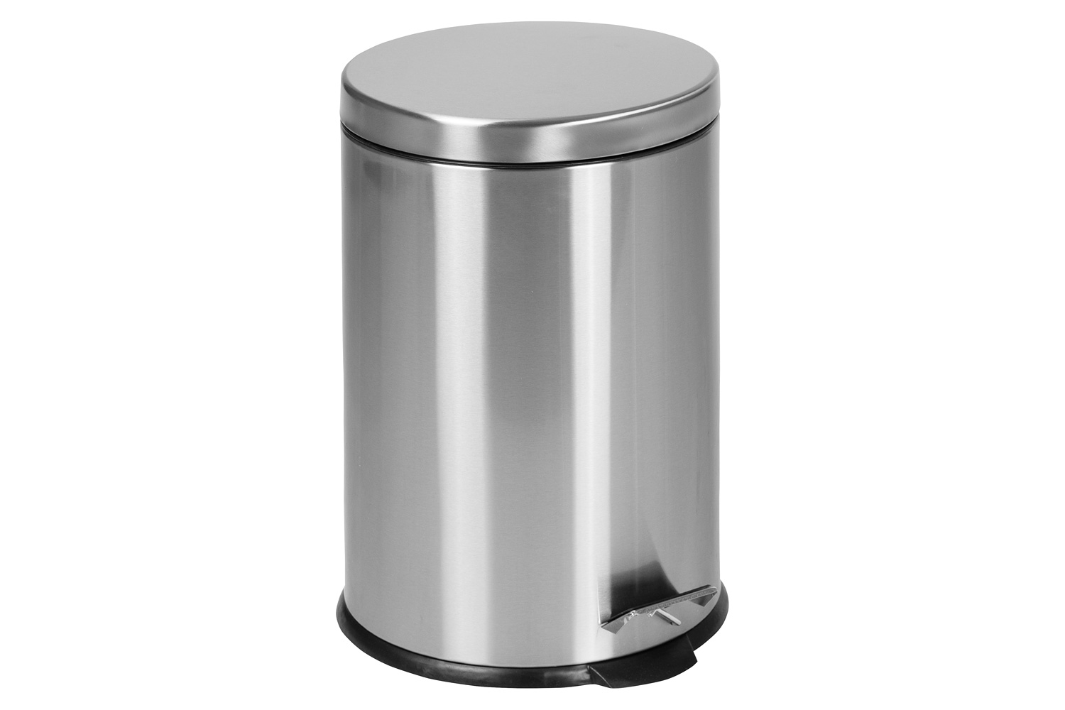 BLNK Round Stainless Steel Fingerprint Resistant Soft Close Step Trash Can - 5.3 Gallons (20L) - 5.3 Gall
