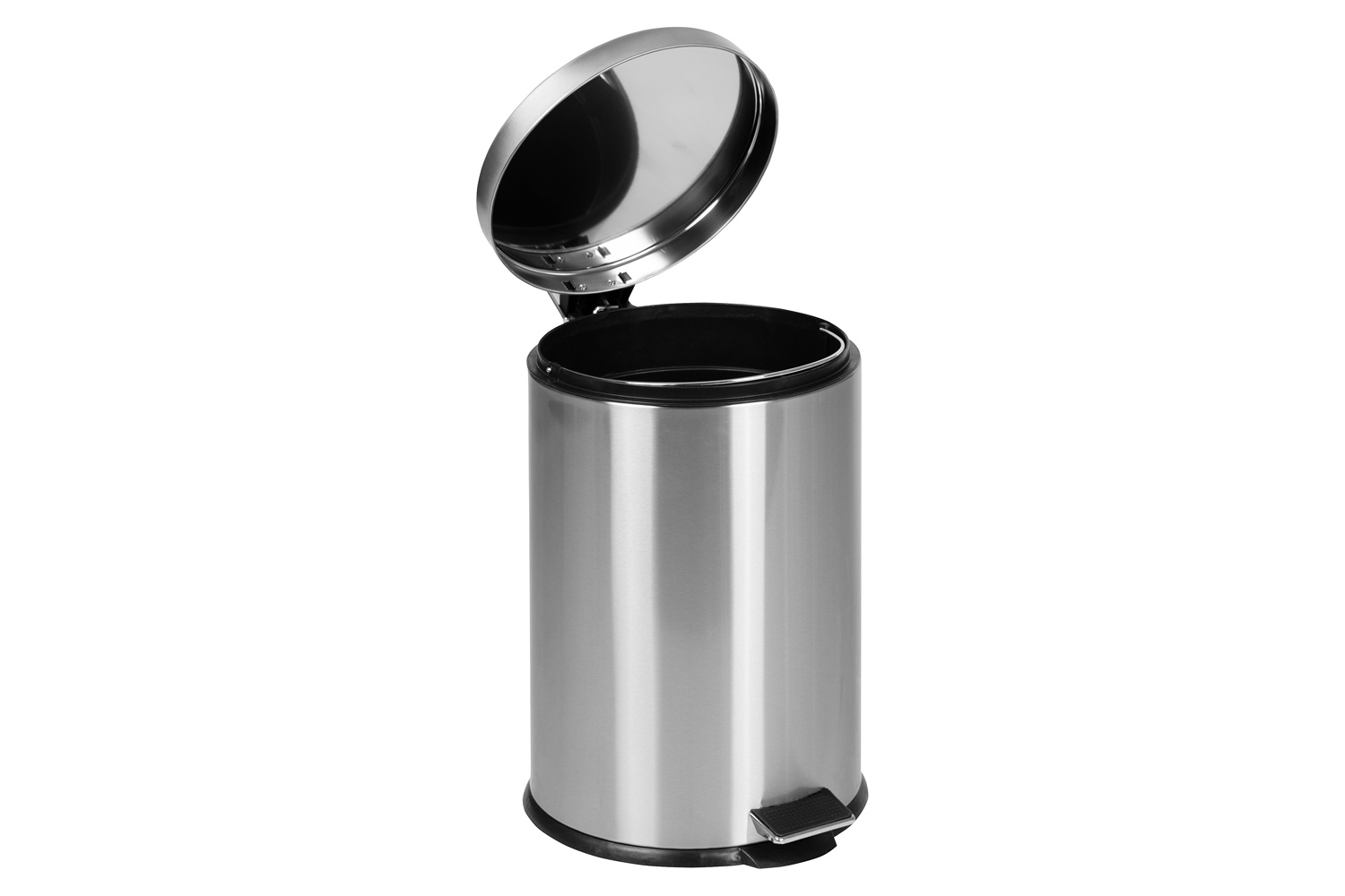 BLNK Round Stainless Steel Fingerprint Resistant Soft Close Step Trash Can - 5.3 Gallons (20L) - 5.3 Gall