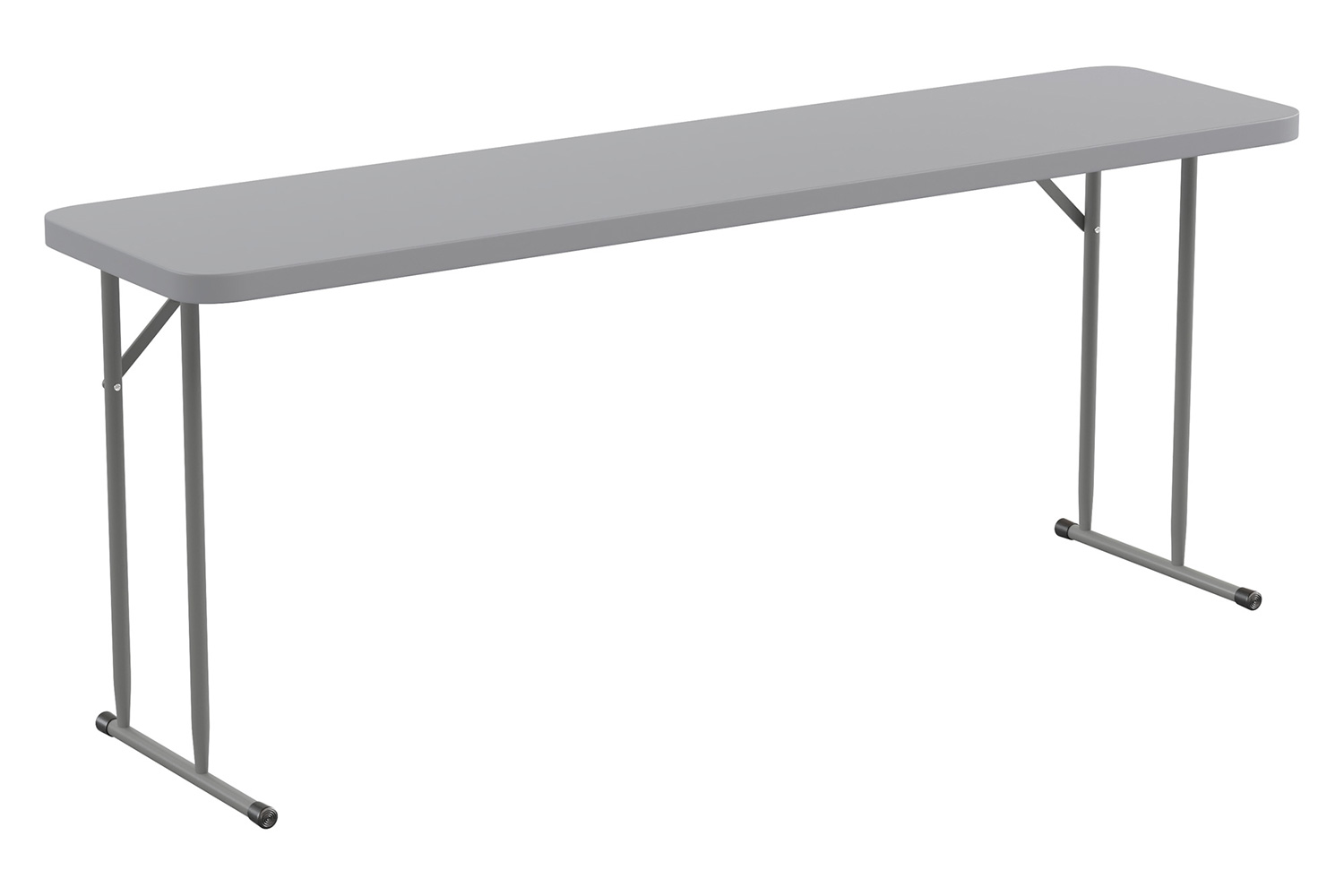 BLNK - Gray Plastic Folding Training Table
