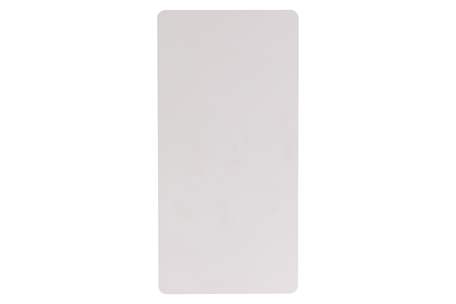 BLNK Granite White Plastic Folding Table - 4'L