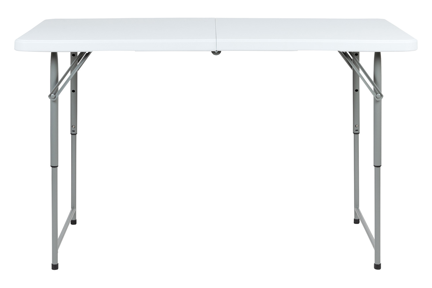 BLNK - Granite White Plastic 3 Height Adjustable Bi-Fold Folding Table