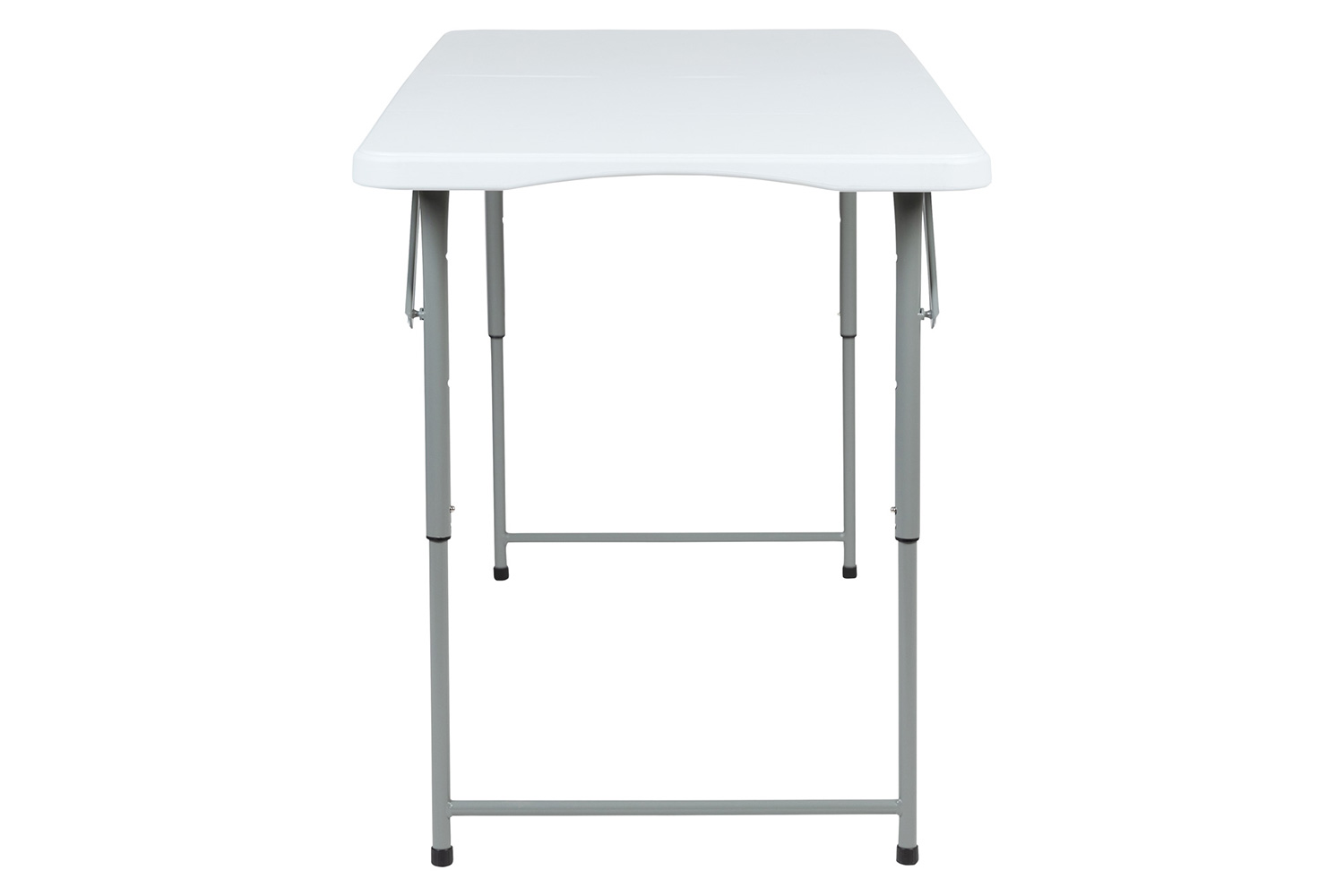 BLNK - Granite White Plastic 3 Height Adjustable Bi-Fold Folding Table