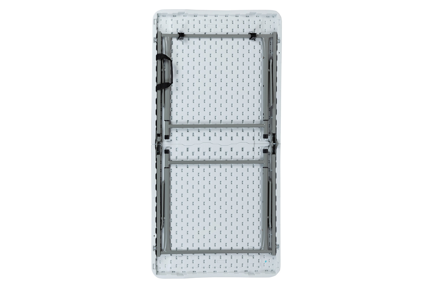 BLNK - Granite White Plastic 3 Height Adjustable Bi-Fold Folding Table