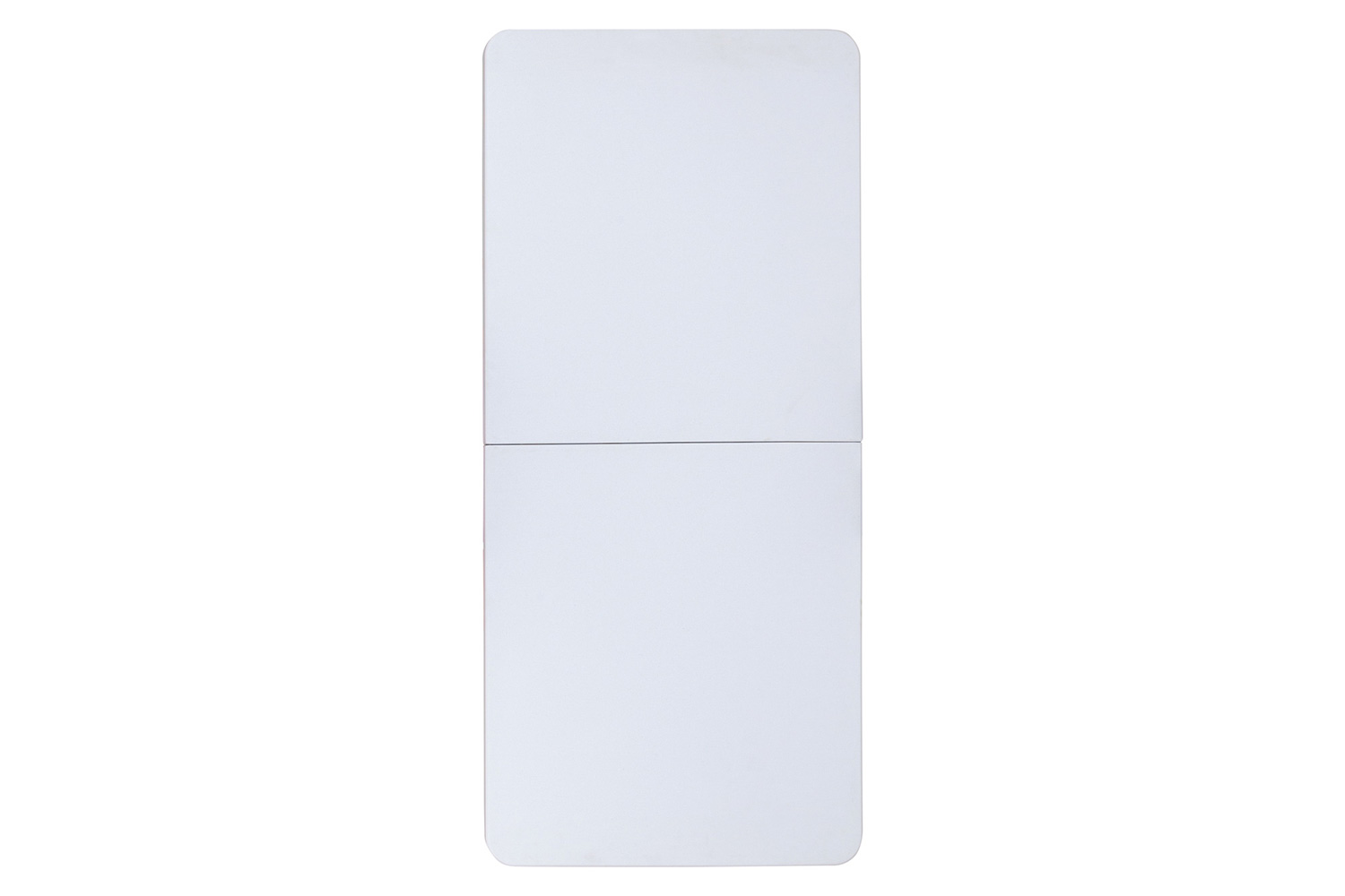BLNK - Granite White Plastic Height Adjustable Bi-Fold Banquet and Event Folding Table with Carrying Handle
