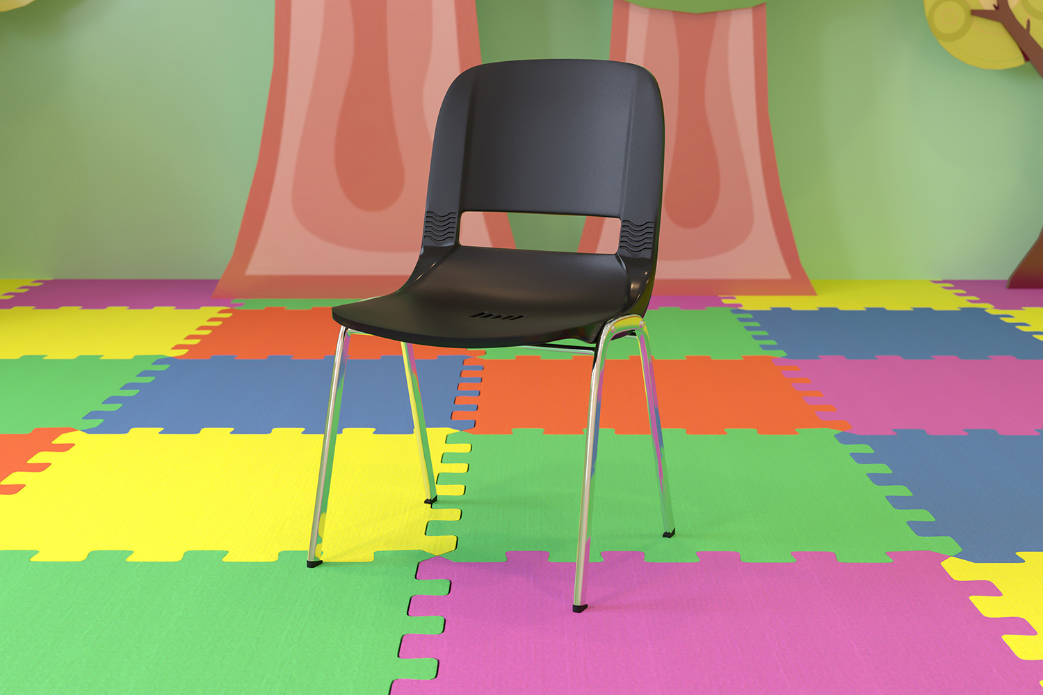BLNK - HERCULES Series Ergonomic Shell Stack Chair