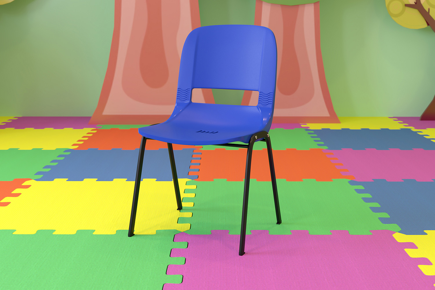 BLNK - HERCULES Series Ergonomic Shell Stack Chair