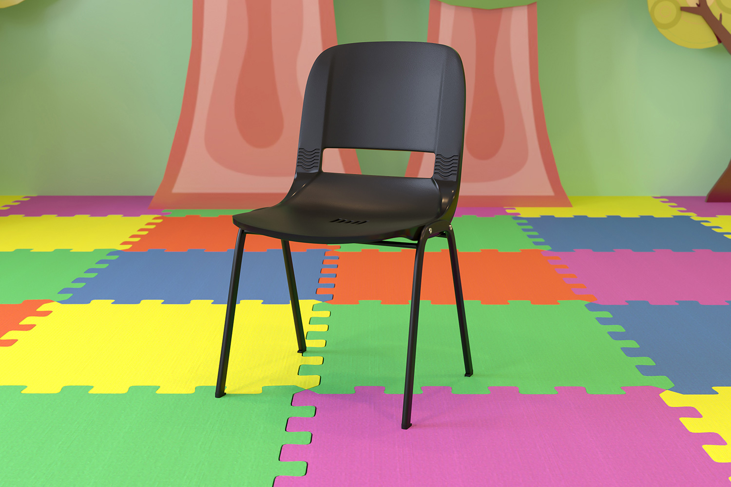 BLNK - HERCULES Series Ergonomic Shell Stack Chair