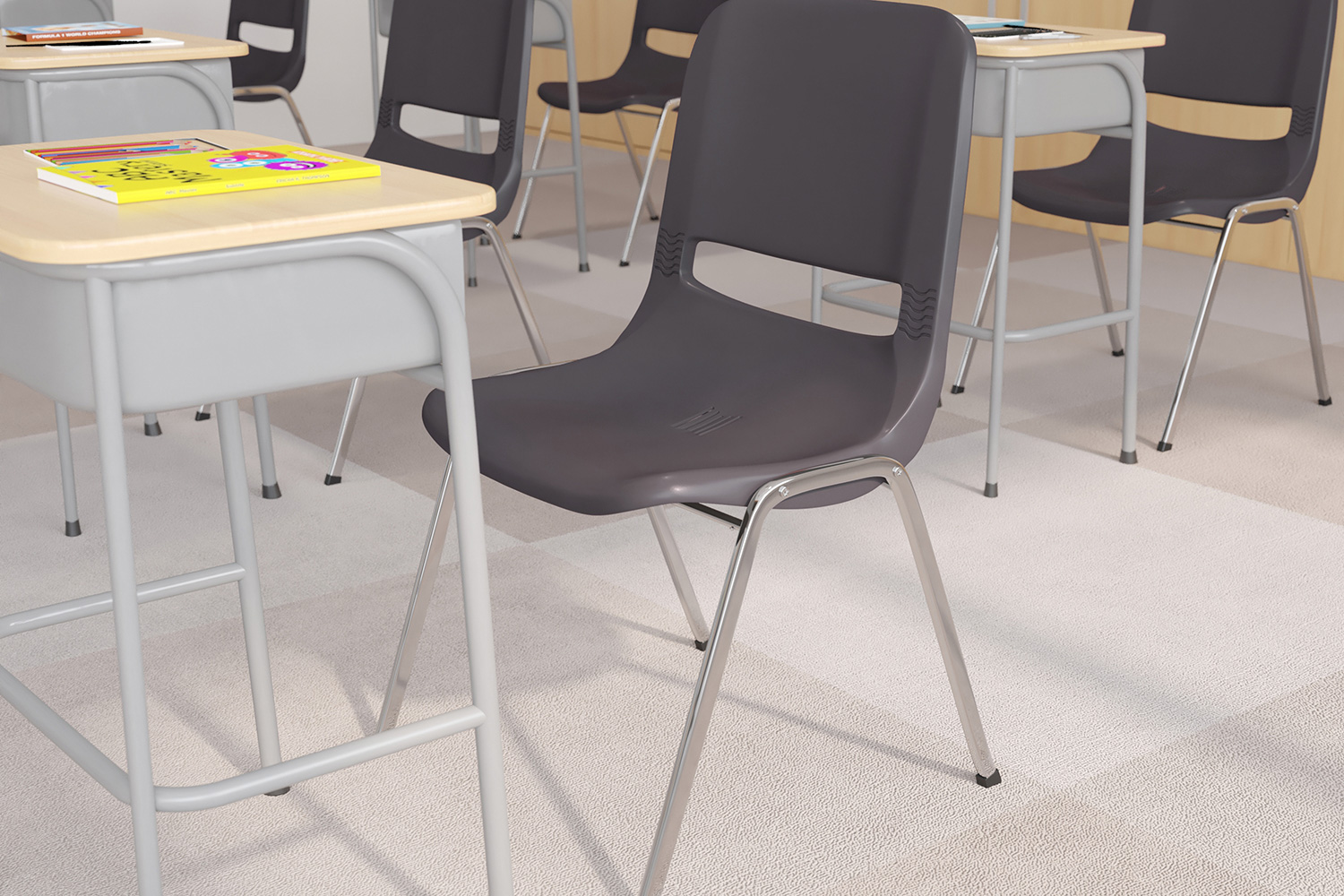 BLNK - HERCULES Series Ergonomic Shell Stack Chair