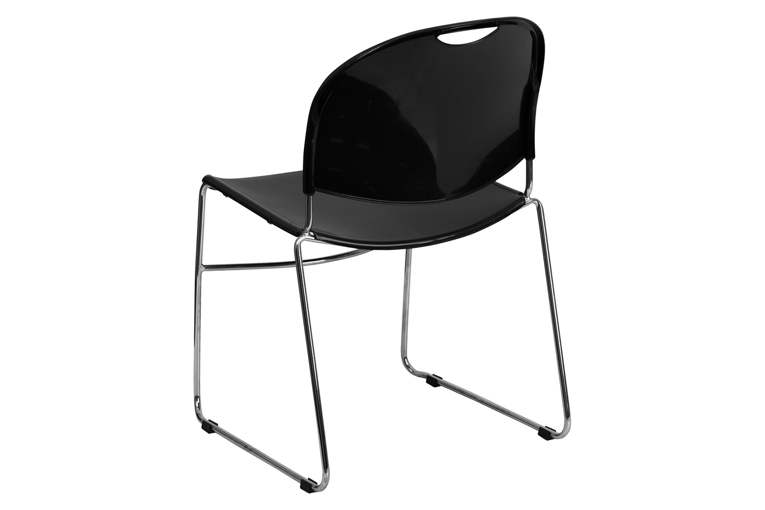 BLNK HERCULES Series Ultra-Compact Stack Chair - Chrome Frame