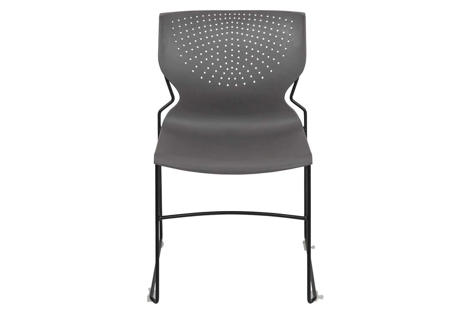 BLNK HERCULES Series Full Back Stack Chair with Powder Coated Frame - Gray