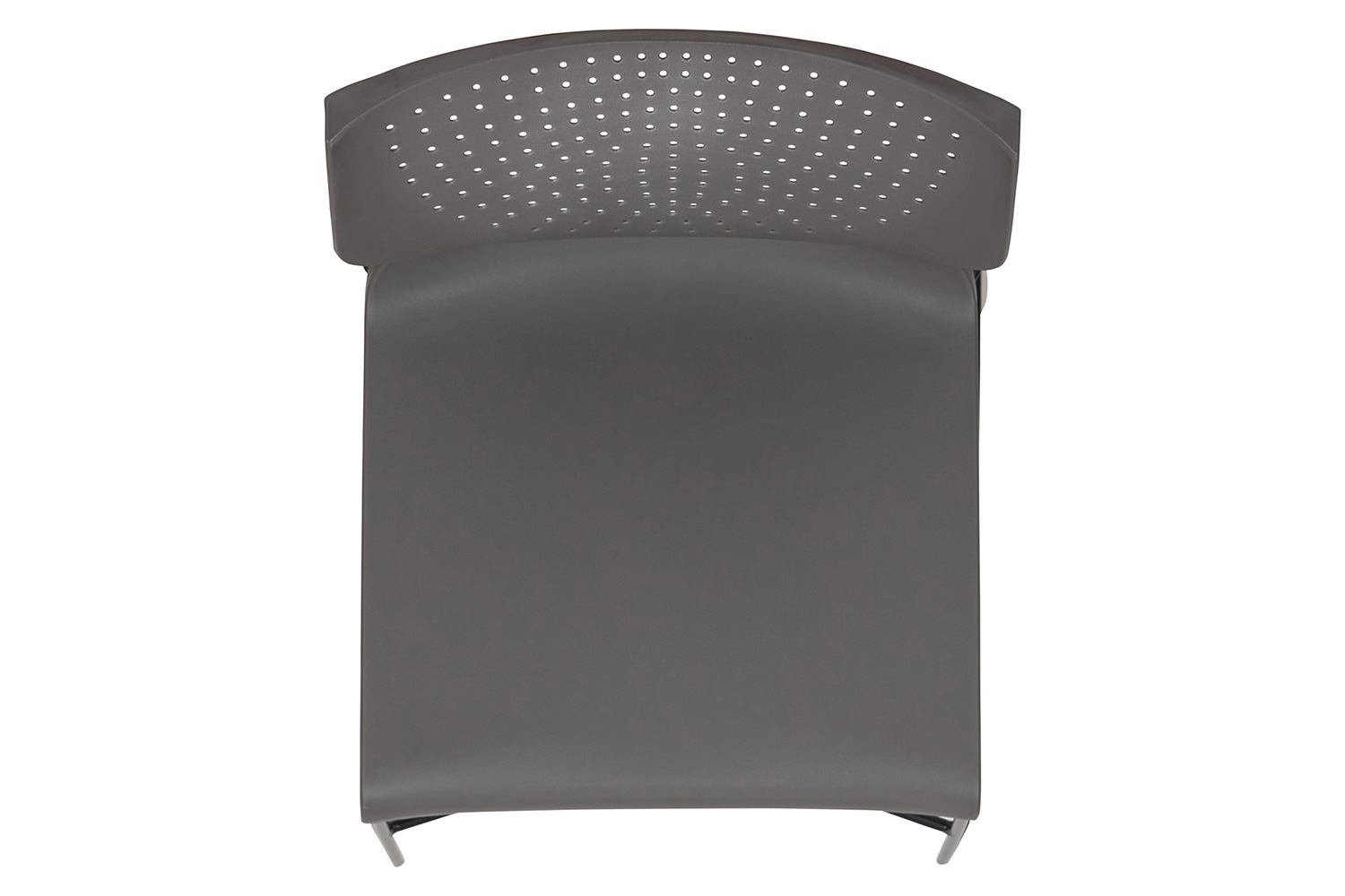 BLNK HERCULES Series Full Back Stack Chair with Powder Coated Frame - Gray