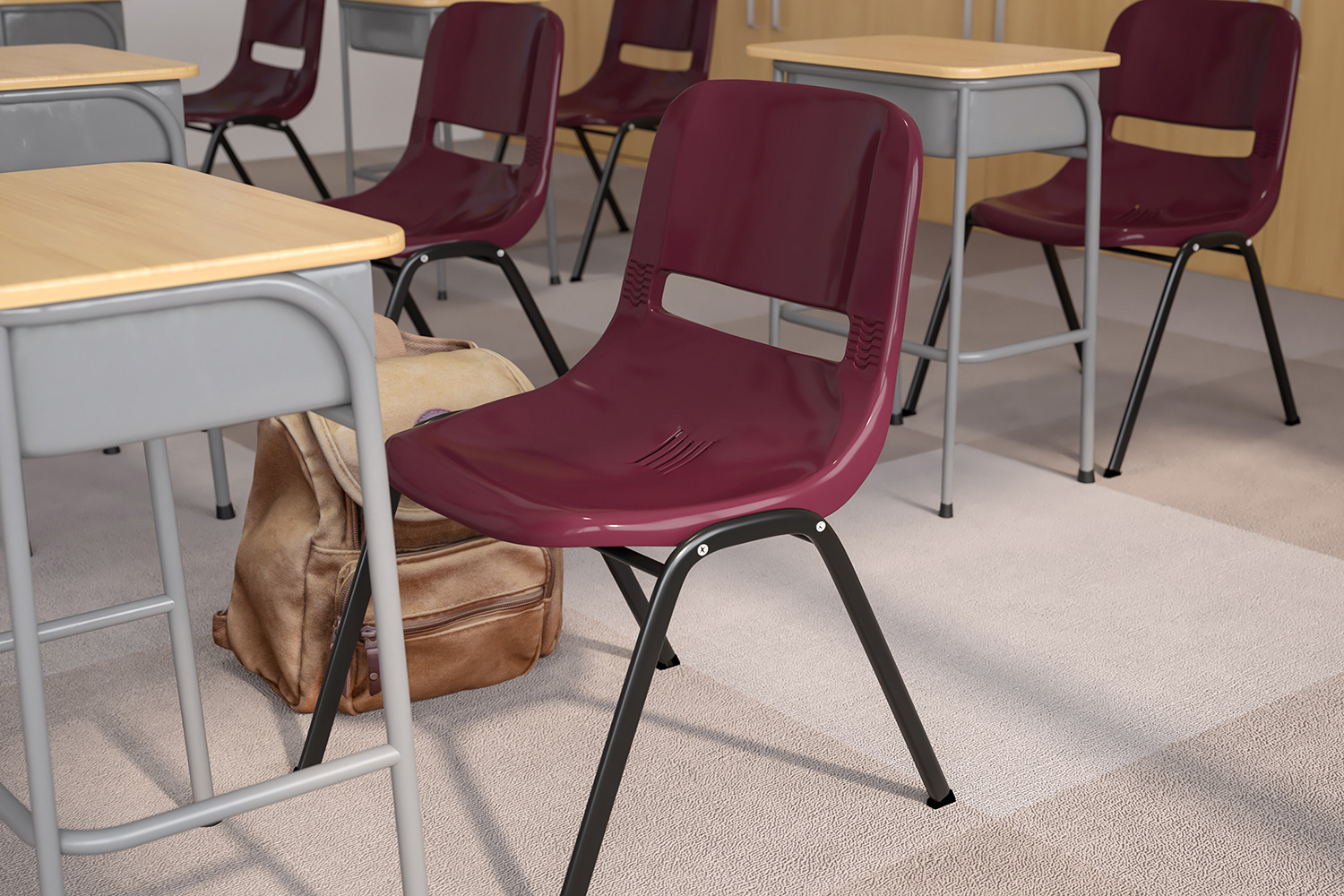 BLNK - HERCULES Series Ergonomic Shell Stack Chair