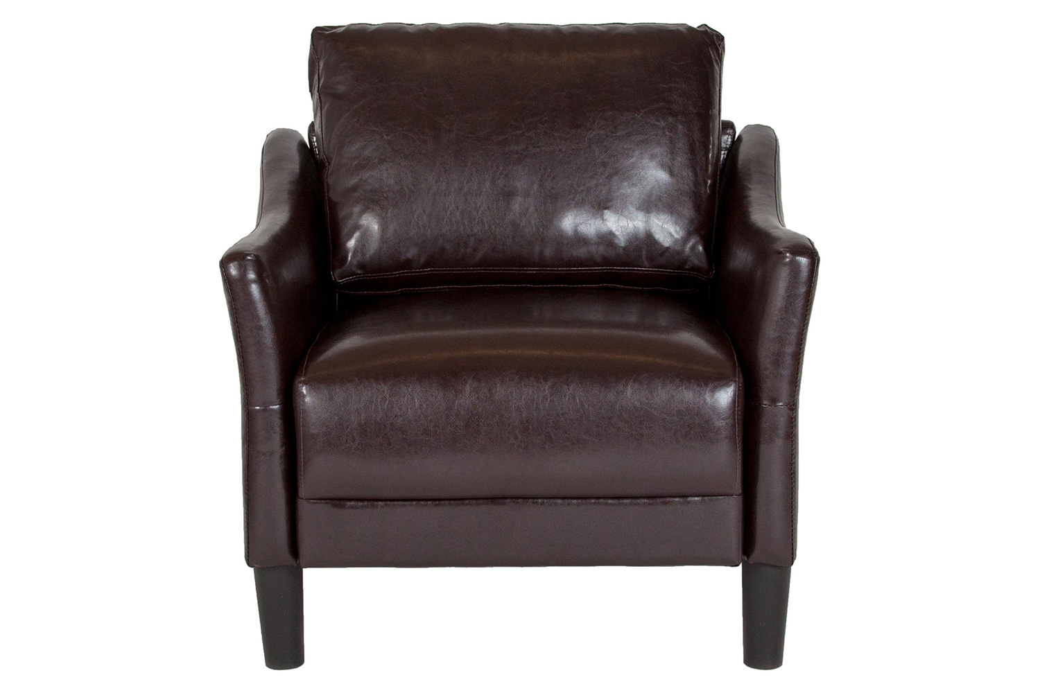 BLNK Asti LeatherSoft Upholstered Chair - Brown