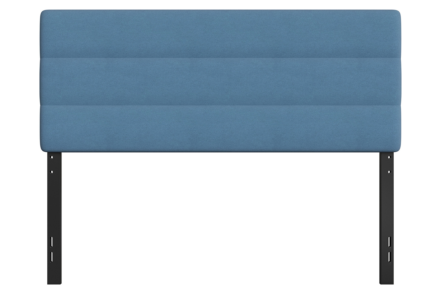BLNK Paxton Fabric Channel Stitched Upholstered Adjustable Height Headboard - Blue, Queen Size