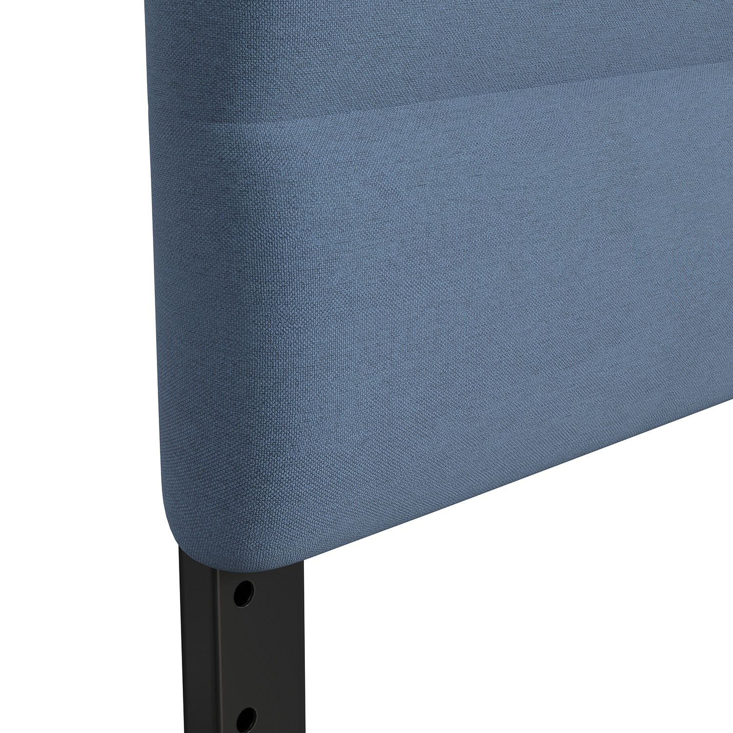 BLNK Paxton Fabric Channel Stitched Upholstered Adjustable Height Headboard - Blue, Queen Size