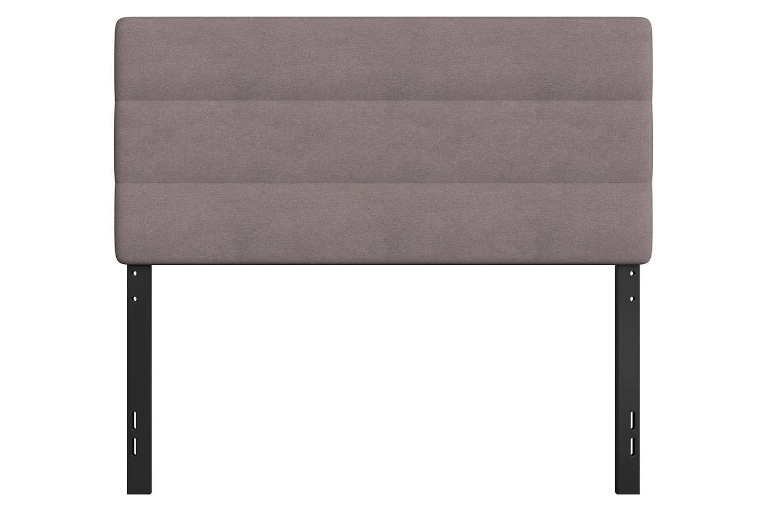 BLNK Paxton Fabric Channel Stitched Upholstered Adjustable Height Headboard - Gray, Full Size