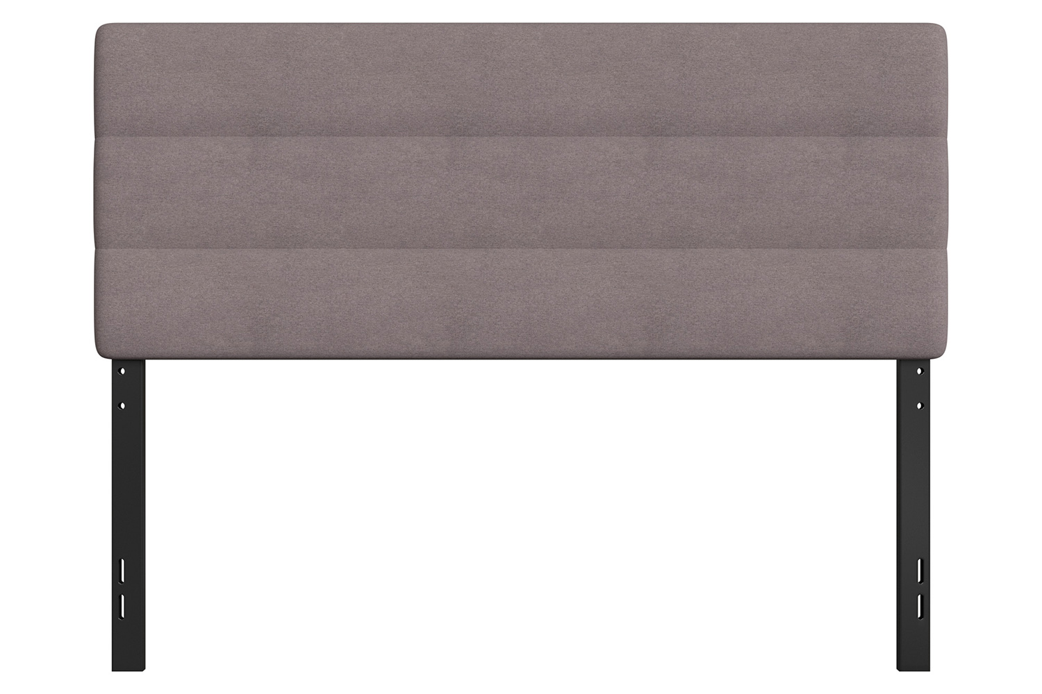 BLNK Paxton Fabric Channel Stitched Upholstered Adjustable Height Headboard - Gray, Queen Size