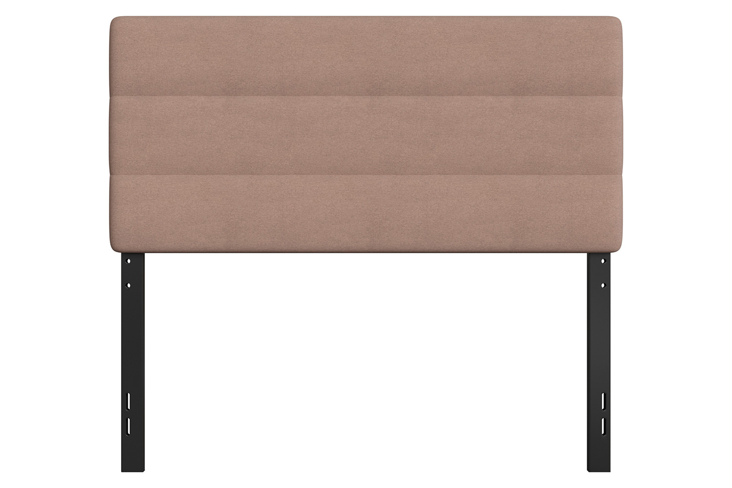 BLNK Paxton Fabric Channel Stitched Upholstered Adjustable Height Headboard - Taupe, Full Size