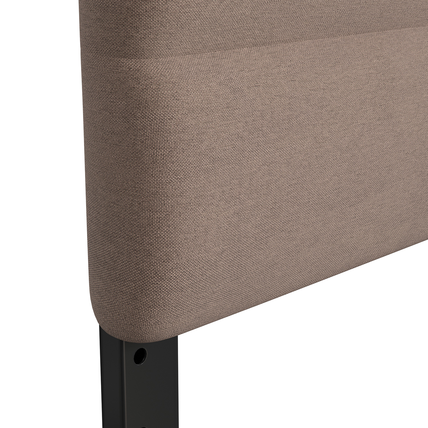 BLNK Paxton Fabric Channel Stitched Upholstered Adjustable Height Headboard - Taupe, Full Size