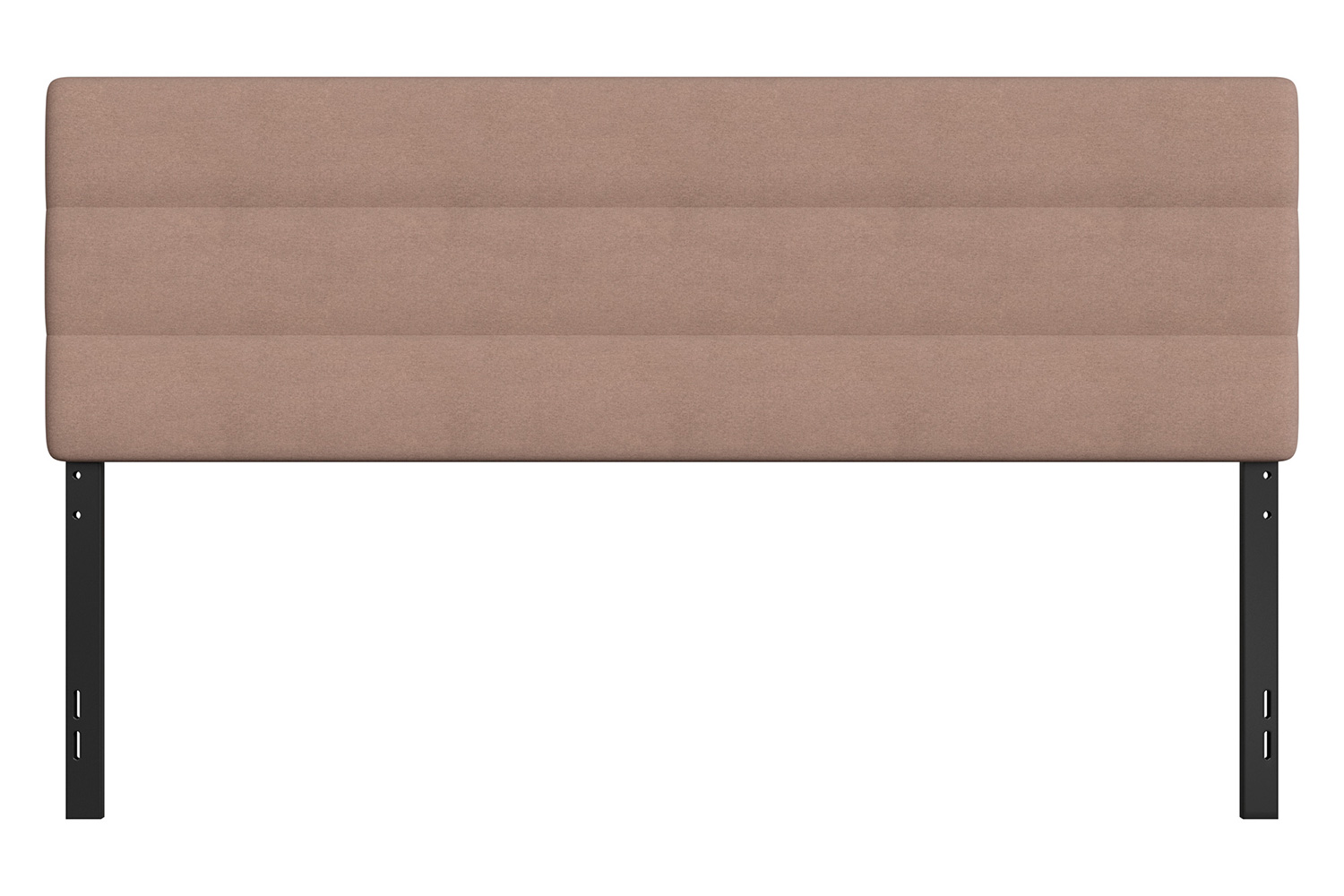 BLNK Paxton Fabric Channel Stitched Upholstered Adjustable Height Headboard - Taupe, King Size
