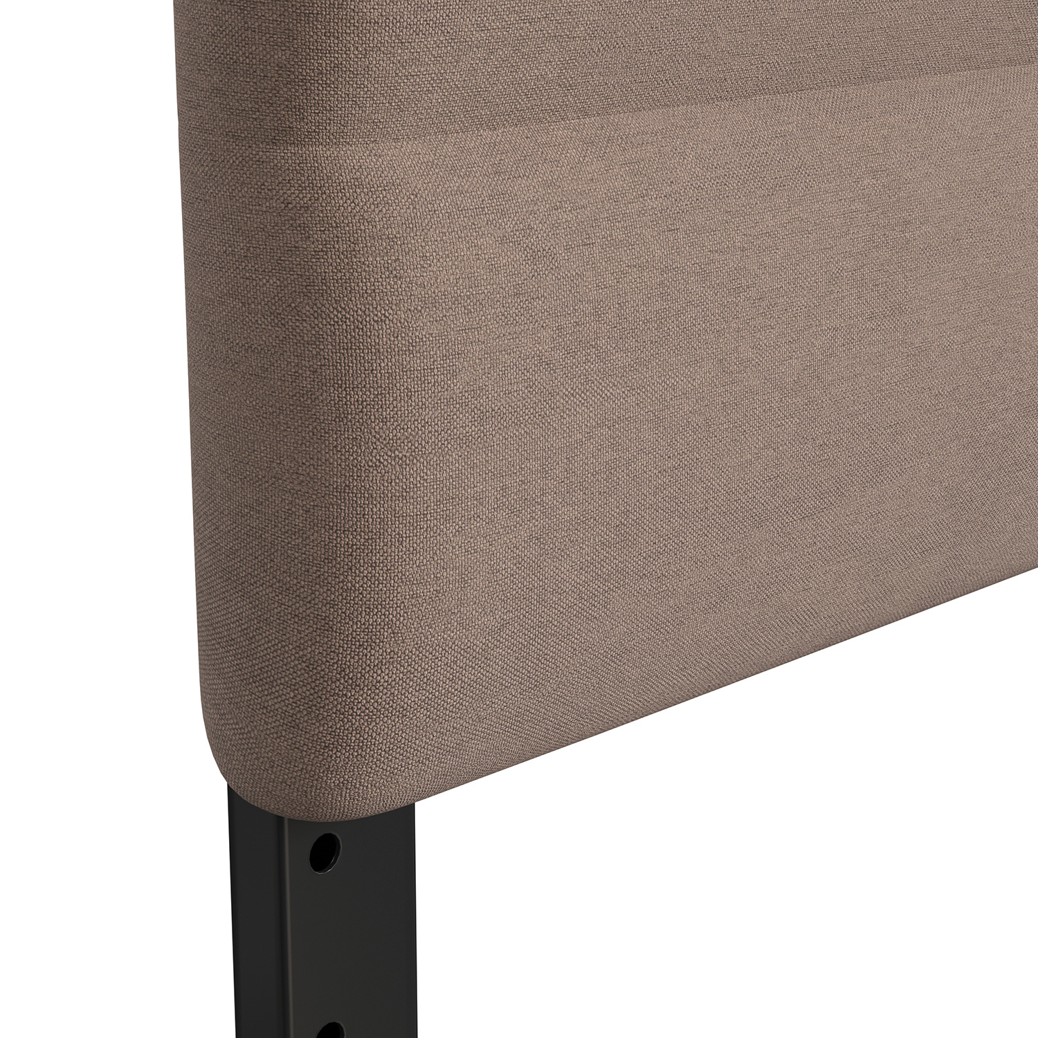 BLNK Paxton Fabric Channel Stitched Upholstered Adjustable Height Headboard - Taupe, King Size