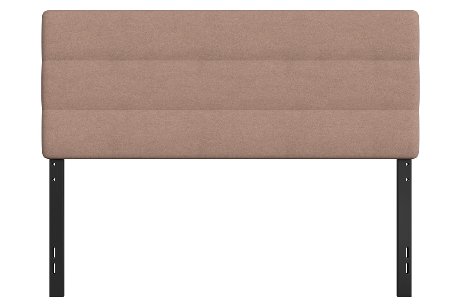 BLNK Paxton Fabric Channel Stitched Upholstered Adjustable Height Headboard - Taupe, Queen Size