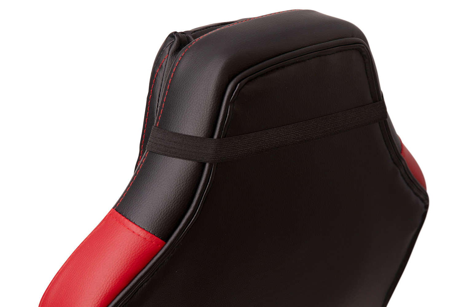 BLNK Stone Ergonomic Designer Adjustable Office Computer Chair with Red Dual Wheel Casters - Black/Red