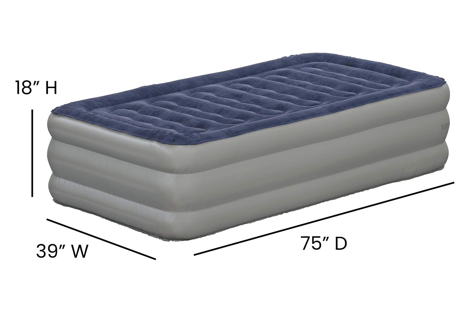 BLNK Kellos Kellos Air Mattress with Internal Electric Pump and Carrying Case - Twin Size