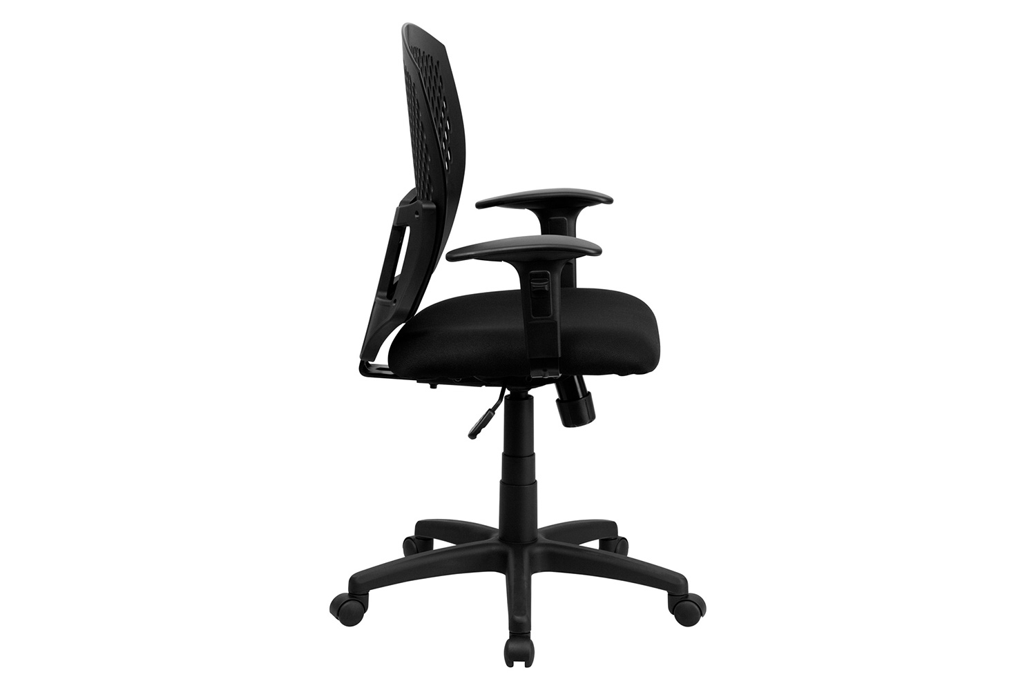 BLNK - Moss Fabric Mid-Back Designer Swivel Task Office Chair